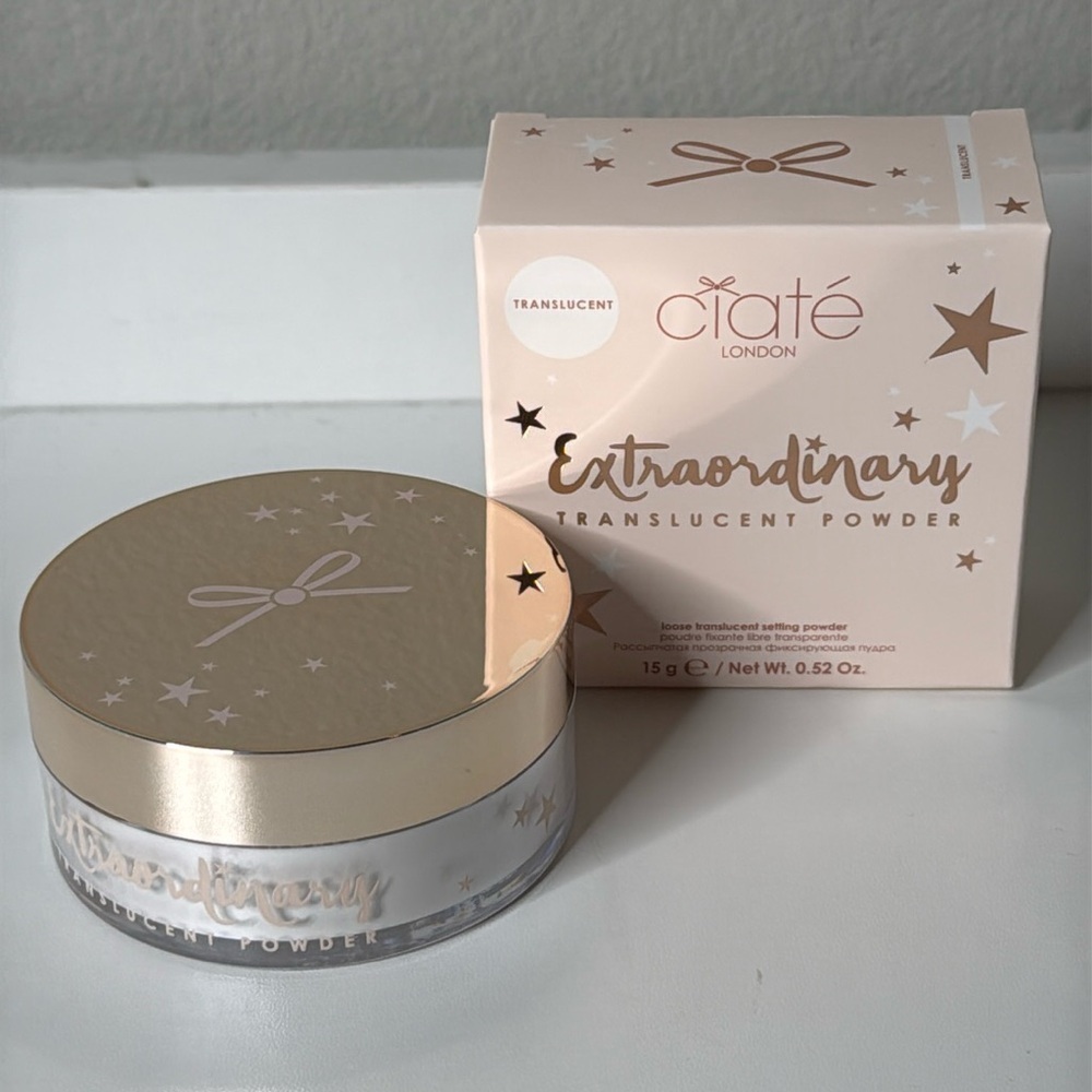 Ciate London Extraordinary Translucent Setting Powder NWT Full Size (15g)
